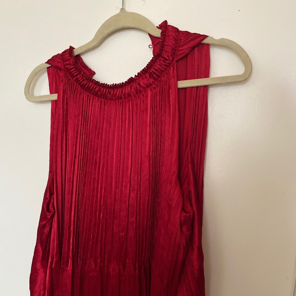 Red blouse